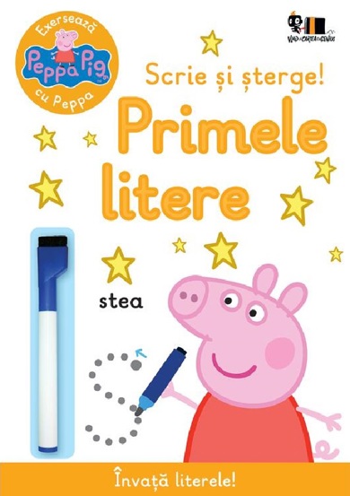 Peppa Pig: Scrie si sterge! Primele litere - 30.22 Lei