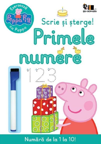 Peppa Pig: Scrie si sterge! Primele numere - 29.94 Lei