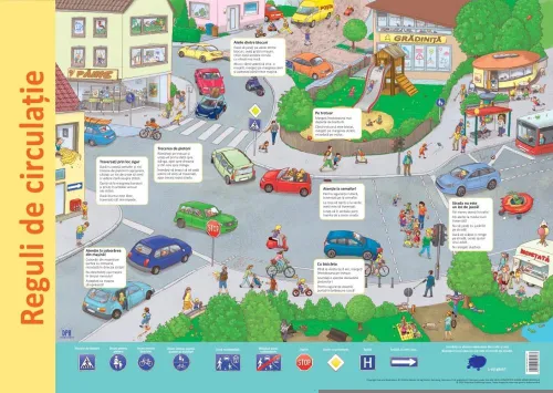 Plansa Reguli de circulatie - 10,16 Lei