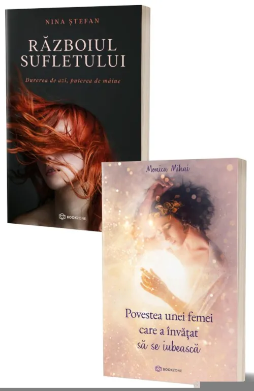 Povestea unei femei care a invatat sa se iubeasca + Razboiul sufletului. Durerea de azi puterea de maine - 31.98 Lei