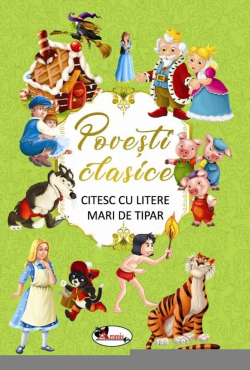 Povesti clasice. Citesc cu litere mari de tipar - 39.25 Lei