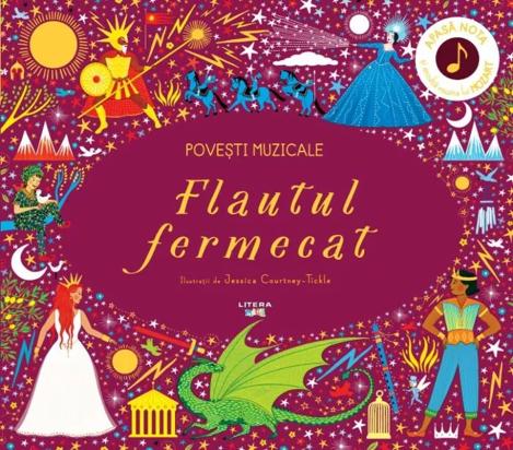 Povesti muzicale. Flautul fermecat. Carte cu sunete - 95.99 Lei