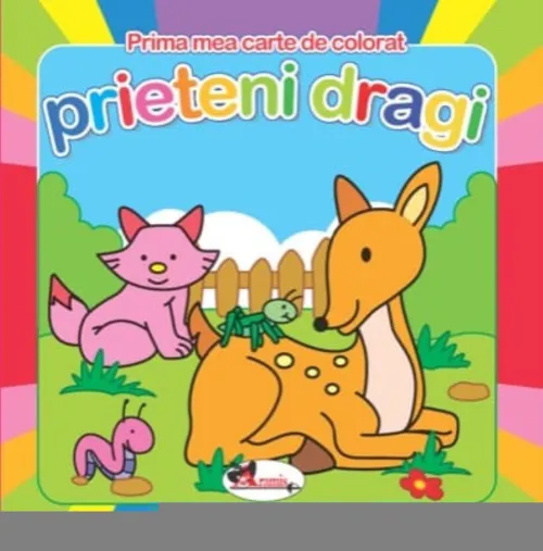 Prieteni dragi - prima mea carte de colorat - 20.00 Lei