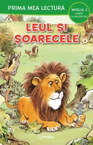 Prima mea lectura. Leul si soarecele. Carte cu majuscule (Nivelul 2) - 7.63 Lei