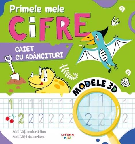 Primele mele cifre. Caiet cu adancituri - 25.29 Lei