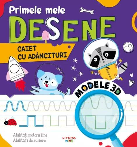 Primele mele desene. Caiet cu adancituri - 24.28 Lei