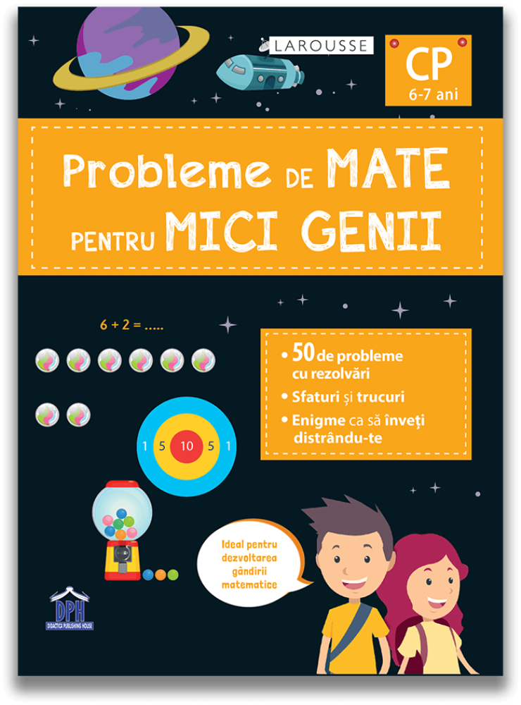 Probleme de mate pentru mici genii - Clasa pregatitoare (6-7 ani) - 10.75 Lei