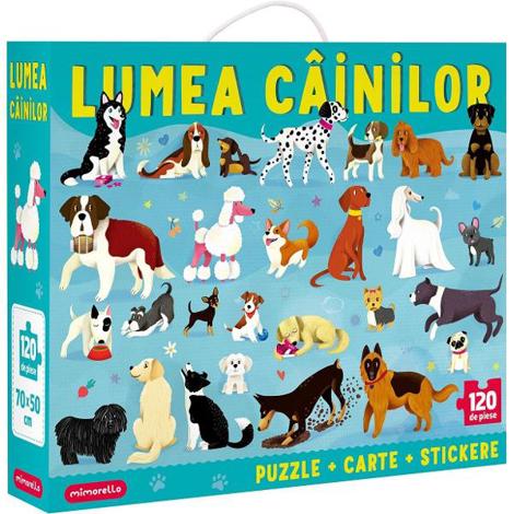 Puzzle 120: Lumea cainilor - 80.00 Lei