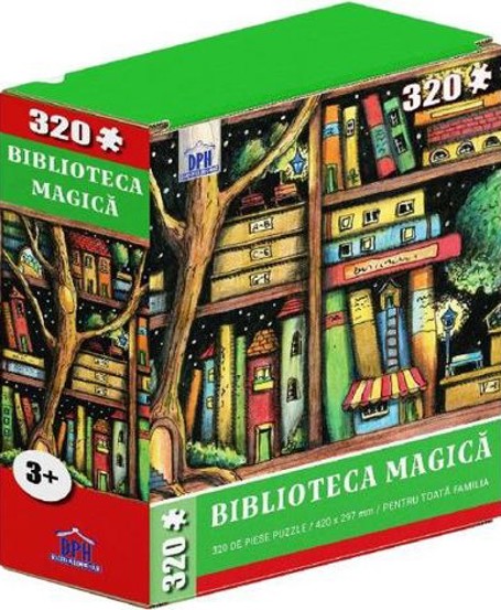 Puzzle 320 piese. Biblioteca magica - 29.49 Lei