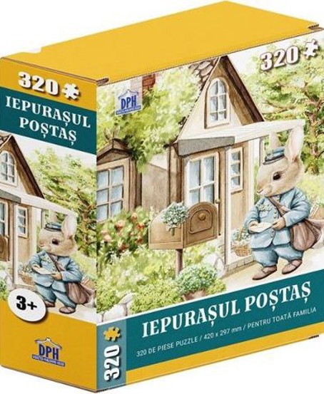 Puzzle 320 piese. Iepurasul postas - 29.57 Lei
