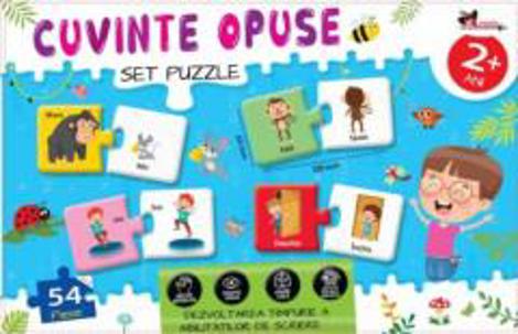 Puzzle 54 piese - Cuvinte opuse - 39.60 Lei