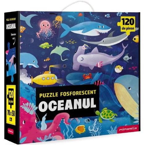 Puzzle fosforescent 120 piese. Oceanul - 96.00 Lei