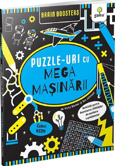 Puzzle-uri cu mega masinarii. Brain Boosters - 22.50 Lei