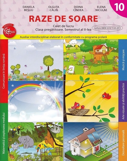 Raze de soare - Clasa pregatitoare Sem. 2 - Caiet de lucru - 8.53 Lei