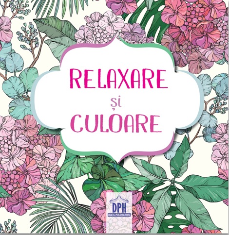 Relaxare si culoare. Carte de colorat cu 4 creioane colorate - 23.05 Lei