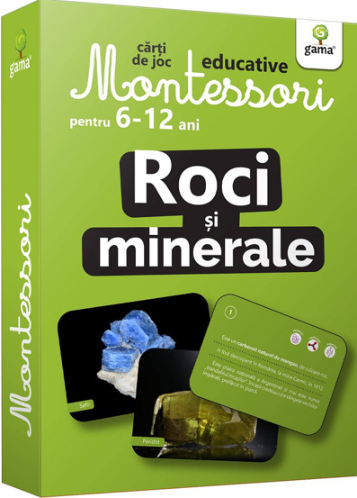Roci si minerale. Carti de joc Montessori pentru 6-12 ani - 23.87 Lei