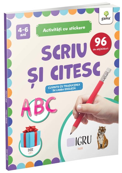 Scriu si citesc/ Activitati cu stickere - 31.00 Lei