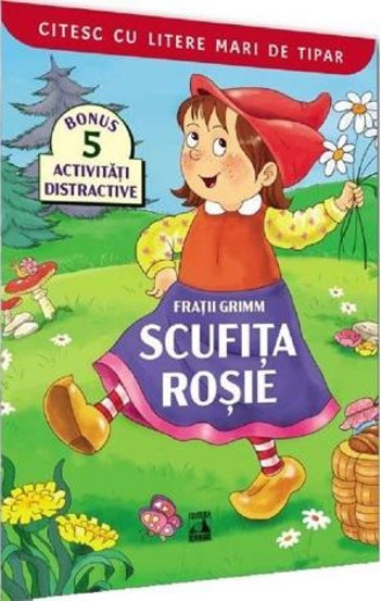 Scufita Rosie. Citesc cu litere mari de tipar - 14.30 Lei