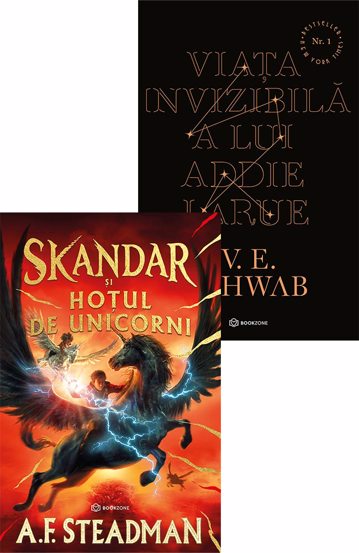 Skandar si hotul de unicorni - Hardcover + Viata invizibila a lui Addie LaRue - 32.99 Lei