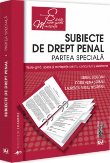 Subiecte de Drept penal. Partea speciala - 102.48 Lei