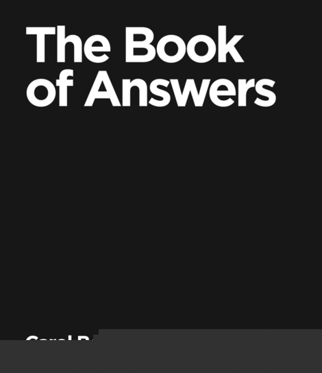 The Book Of Answers : The gift book that became an internet sensation offering both enlightenment and entertainment - 92.59 Lei