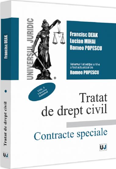 Tratat de drept civil. Contracte special Vol.1: Vanzarea Schimbul Ed.6 - 45.69 Lei