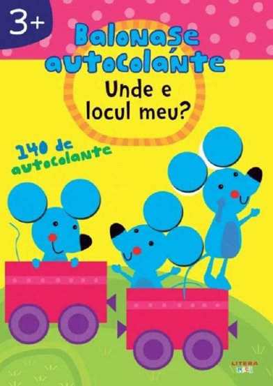 Unde e locul meu? Balonase autocolante + 3 ani - 12.68 Lei
