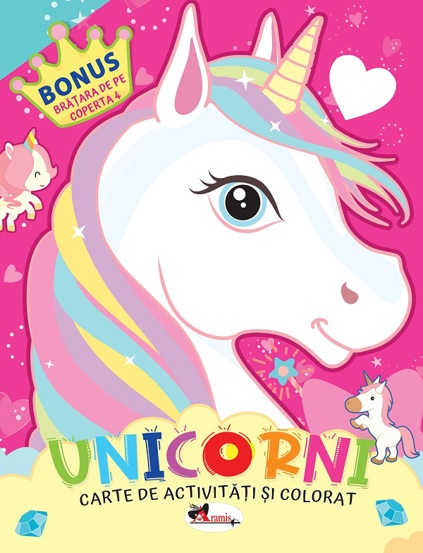 Unicorni. Carte de colorat cu activitati - 17.84 Lei