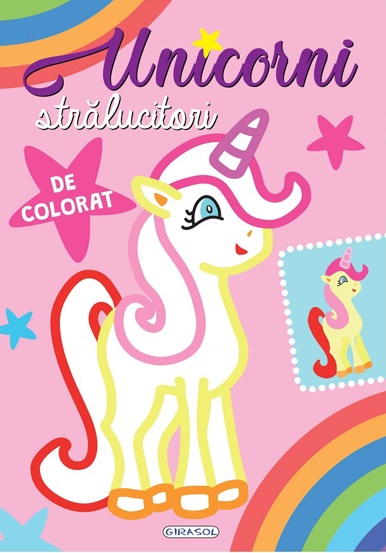 Unicorni stralucitori de colorat (roz) - 20,70 Lei