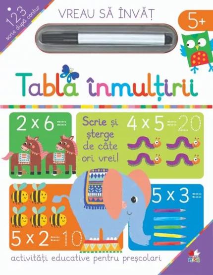 Vreau sa invat. Tabla inmultirii - 25.25 Lei