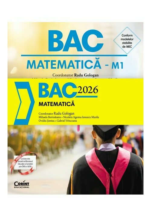 Bacalaureat 2026 - Matematica - 48.40 Lei