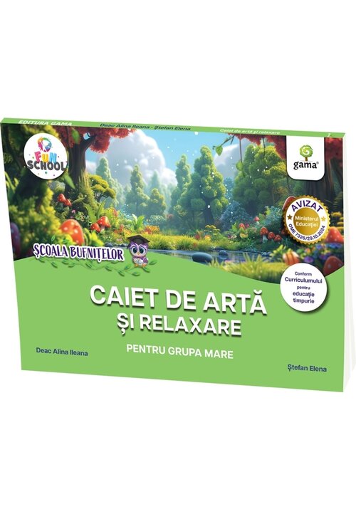 Caiet de arta si relaxare pentru grupa mare - 26.43 Lei