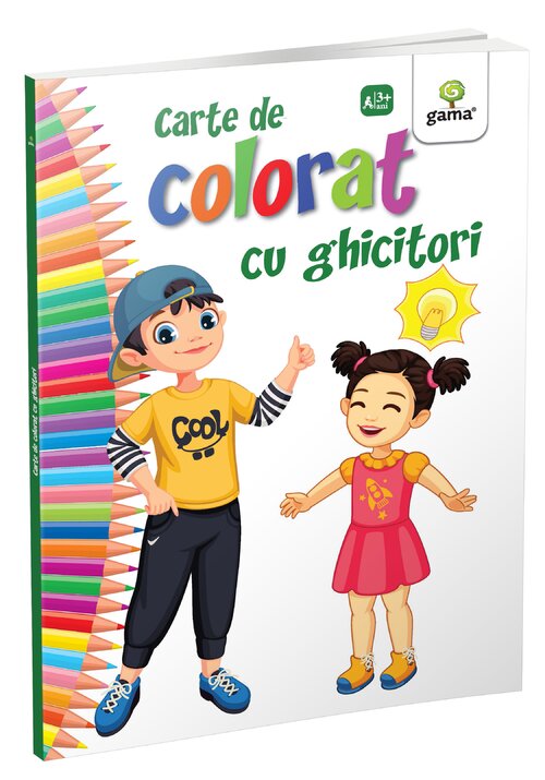Carte de colorat cu ghicitori - 23.31 Lei