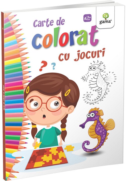 Carte de colorat cu jocuri - 23,31 Lei