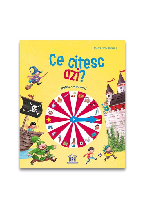 Ce citesc azi? - Ruleta cu povesti (carte cu roata) - 60,89 Lei