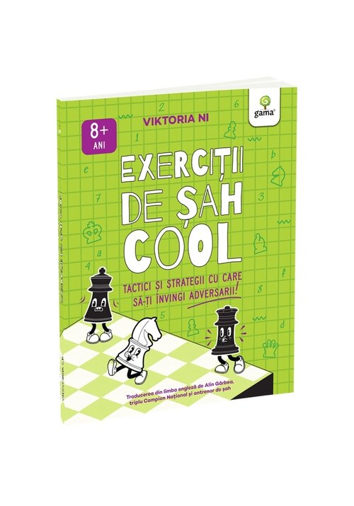 Exercitii de sah COOL. Tactici si strategii ca sa-ti invingi adversarul - 44.10 Lei