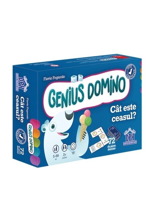 Genius domino: Cat este ceasul? - 46.62 Lei