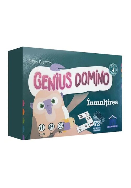 Genius domino: Inmultirea - 46.62 Lei