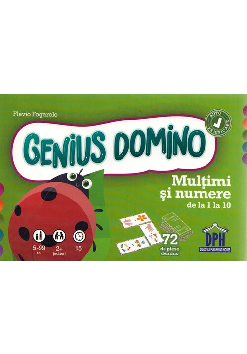 Genius Domino. Multimi si numere de la 1 la 10 - 46.62 Lei