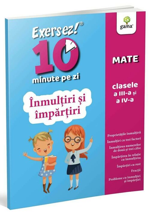 Inmultiri si impartiri • clasele III-IV - 25.90 Lei