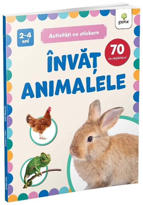 Invat animalele/ Activitati cu stickere - 32.82 Lei