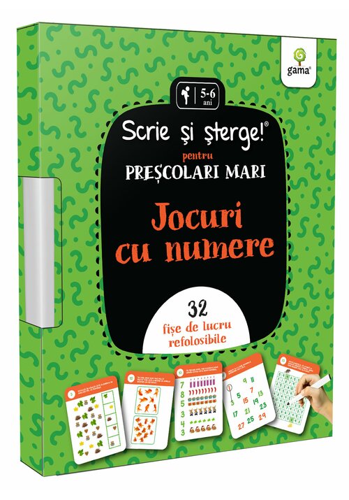 Jocuri cu numere • pentru prescolari mari - 24.05 Lei