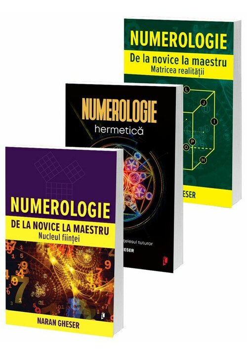KIT Complet Numerologie. Set 3 carti - 105.00 Lei