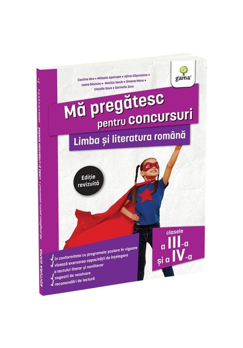 Limba si literatura romana pentru clasele a III-a si a IV-a. Editie revizuita/ Ma pregatesc pentru concursuri - 33.30 Lei
