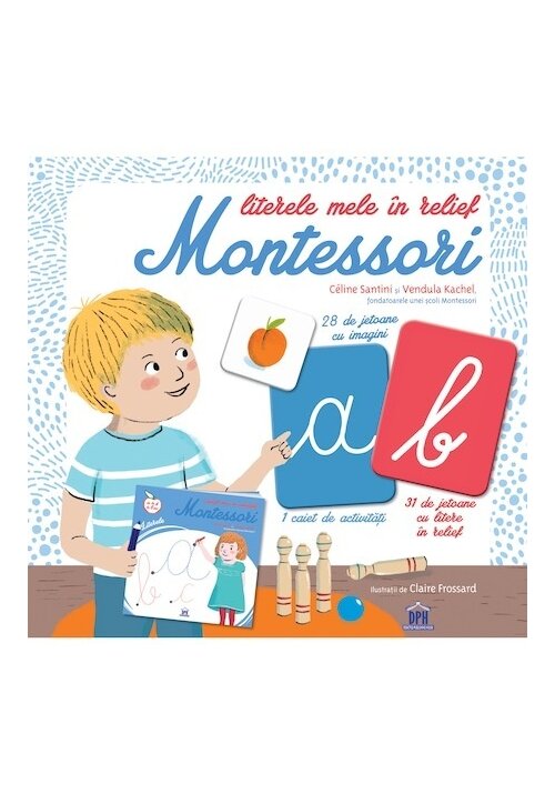 Literele mele in relief Montessori - 37.11 Lei
