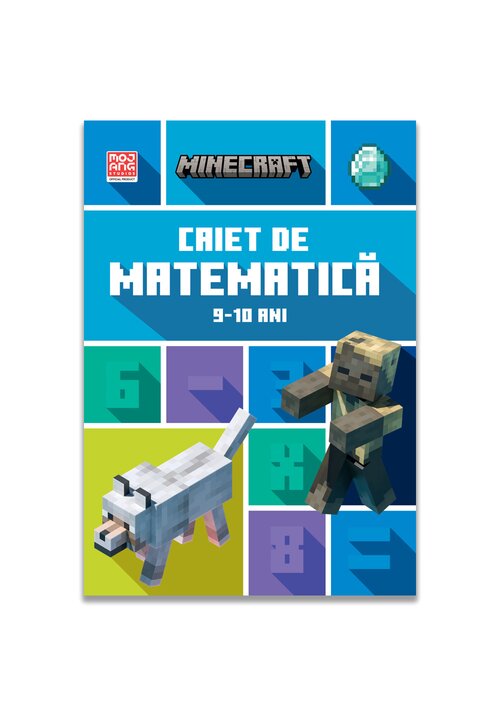 Minecraft - Caiet de matematica 9-10 ani - 34,20 Lei