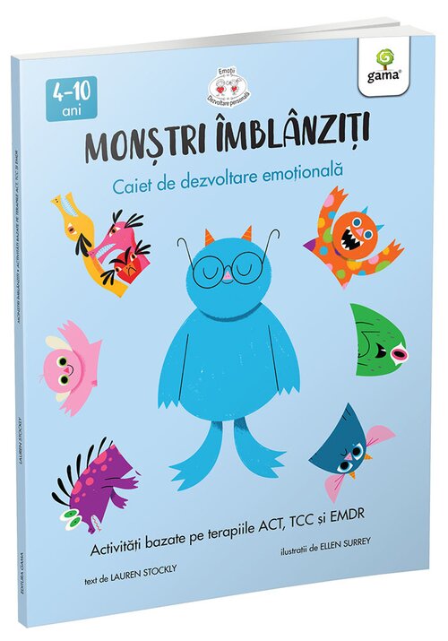 Monstri imblanziti - Activitati bazate pe terapiile ACT TCC si EMDR - 33.30 Lei