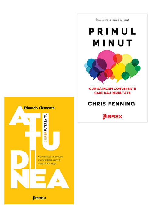 Pachet Atitudinea + Primul minut. Set 2 carti - 41.56 Lei