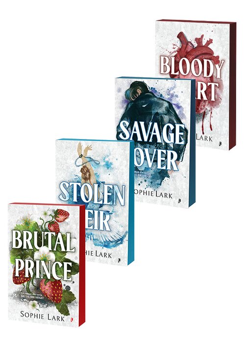 Pachet Brutal Prince + Stolen Heir + Savage Lover + Bloody heart. Set 4 carti - 125.82 Lei