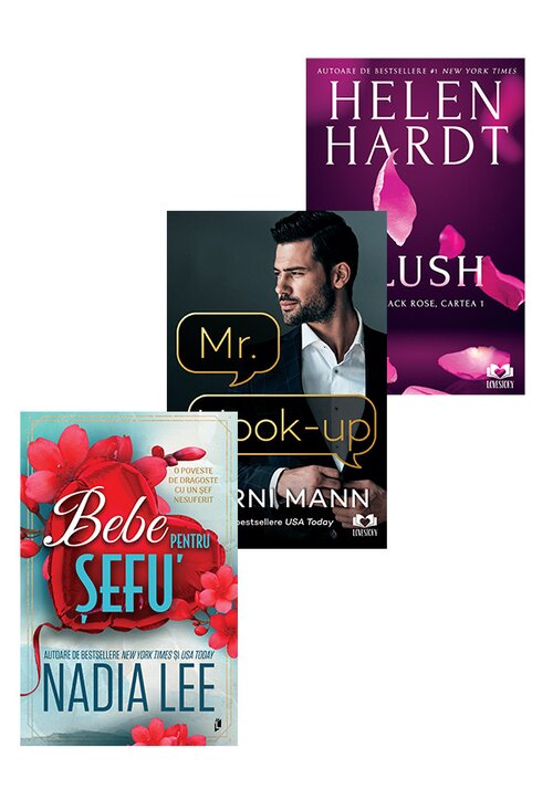 Pachet Mr Hook-up + Blush + Bebe pentru sefu. Set 3 carti - 80.46 Lei